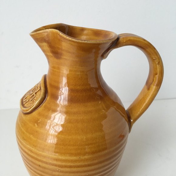Vintage Brown Irish Dew Ceramic Vase - Picture 3 of 9